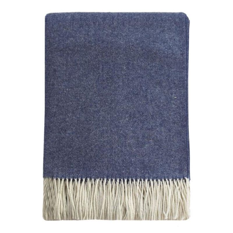 Baya Bambina Cashmere & Merino Throw Aegean 140x200cm image number 0